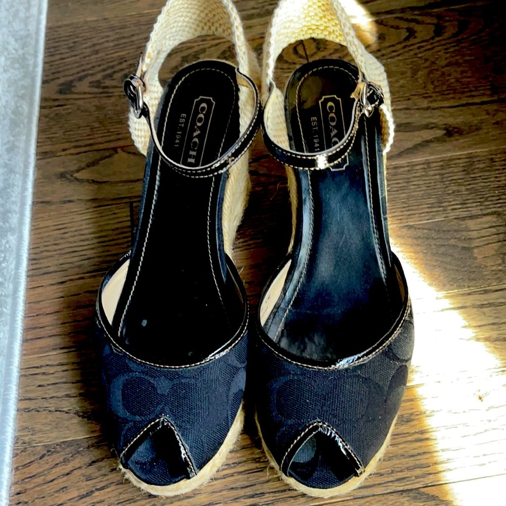 Coach Black Espadrilles
